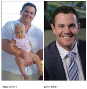 John Before and After Weight Loss