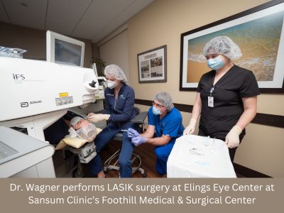 Dr. Wagner helps patient with Lasik