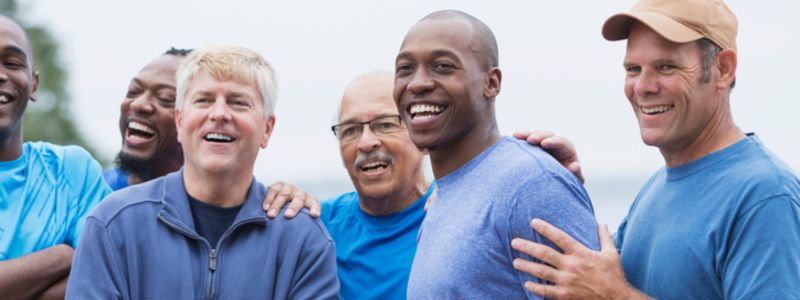 group of men of all ages