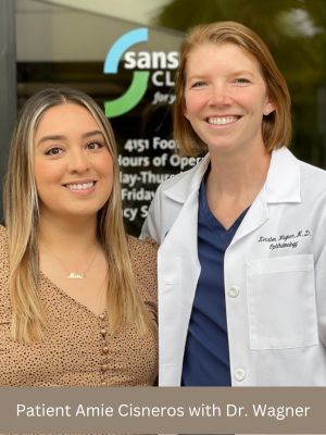 Lasik patient with Dr. Wagner