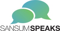 Sansum speaks logo