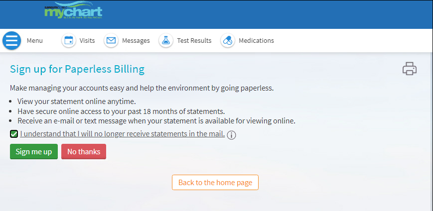 Paperless Billing Paperless Billing