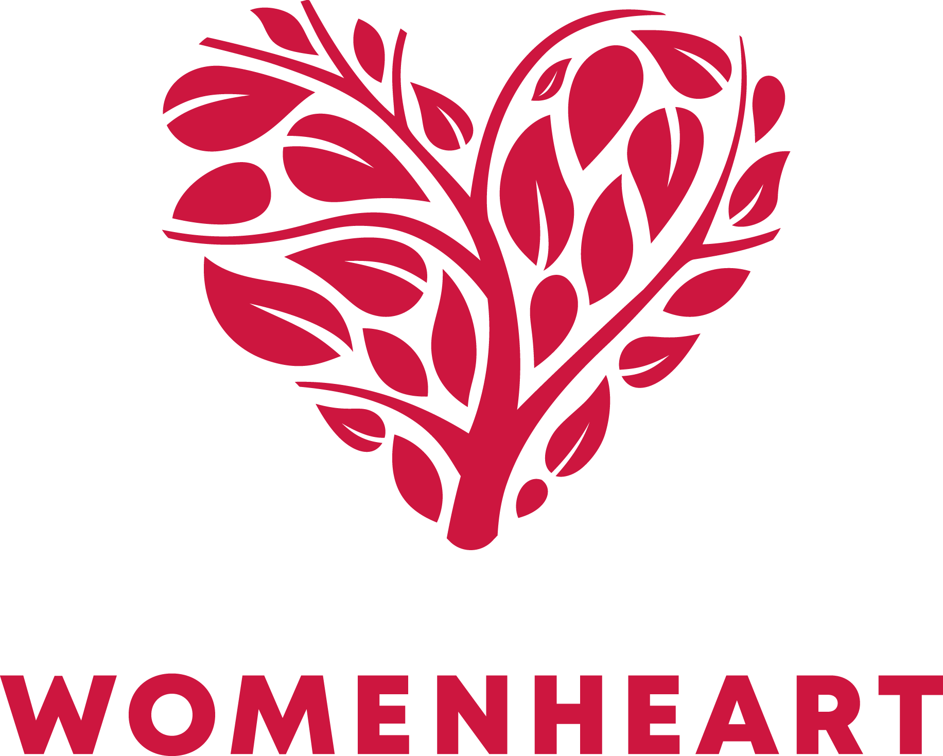 Heart shaped WomenHeart logo