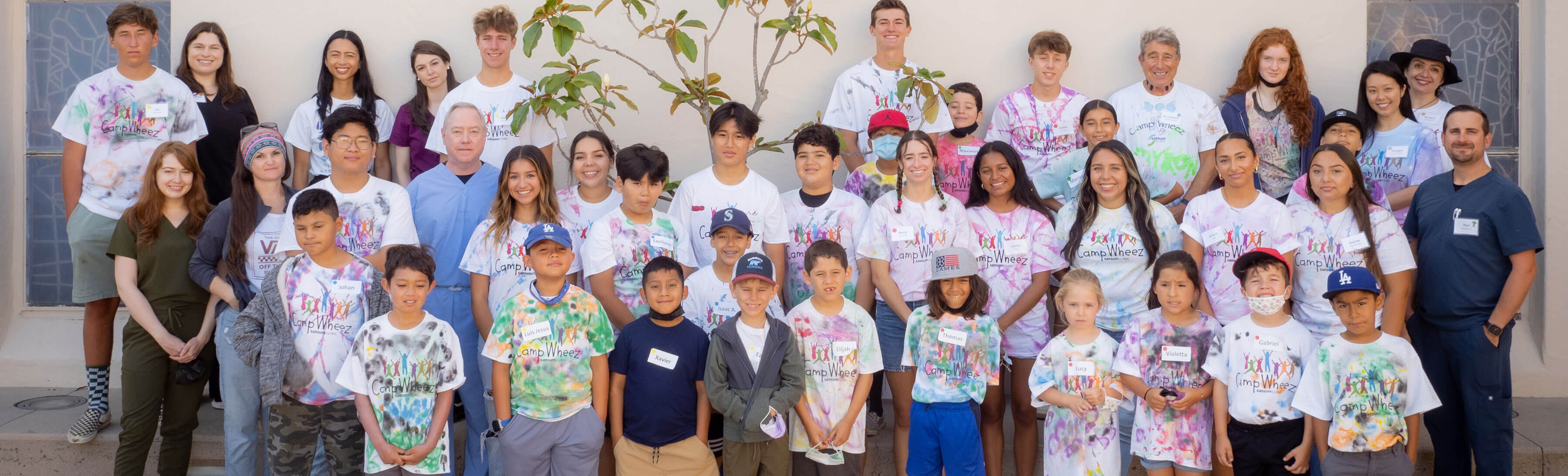 Camp Wheeze 2023 group photo