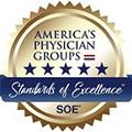 America'sPhysicianGroupEliteStatus Standards of Excellence badge from America's Physician Group