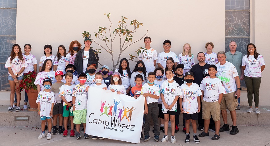 Camp Wheez 2022 Group Photo Group photo of Camp Wheez attendees
