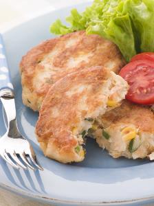 Corny Salmon Cakes