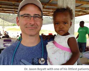 Dr. Boyatt and patient