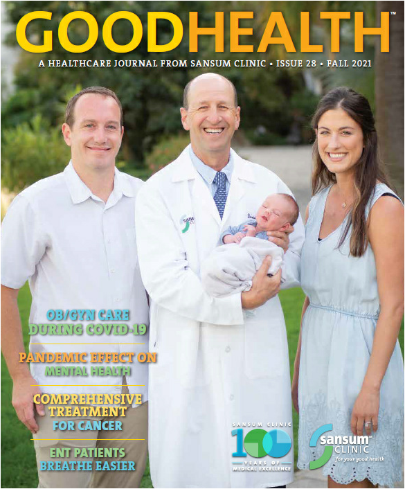 GoodHealth Magazine Cover of patient and doctor