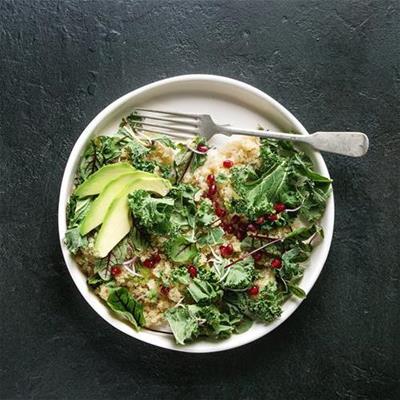 kale and avocado quinoa salad 