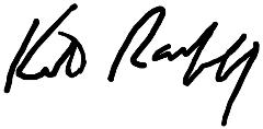 Kurt Ransohoff's signature Kurt Ransohoff's signature
