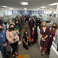 Awardbeinggiventothepatientaccessteam