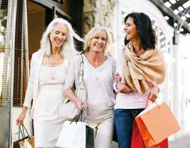 women shopping
