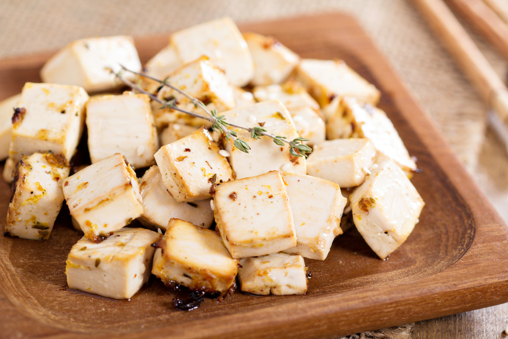 Brown Baked Tofu