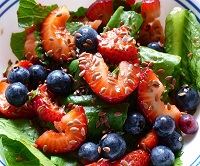 Saladwithbalsamicberries
