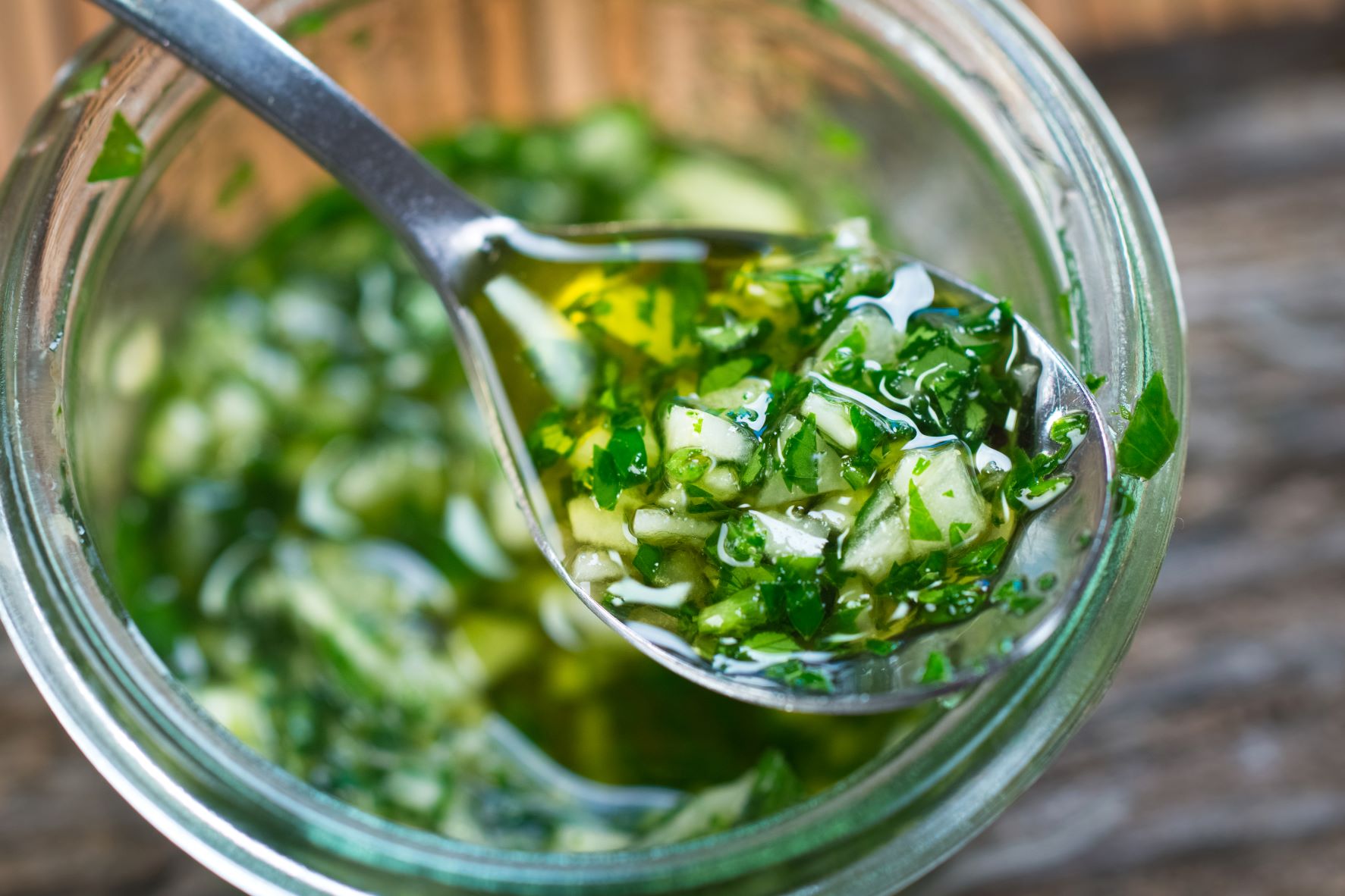 Arugula Cilantro Chimichurri