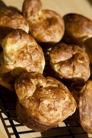 Breakfast Popovers with Parmesan