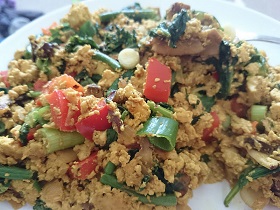 Tofu Vegetable Scramble