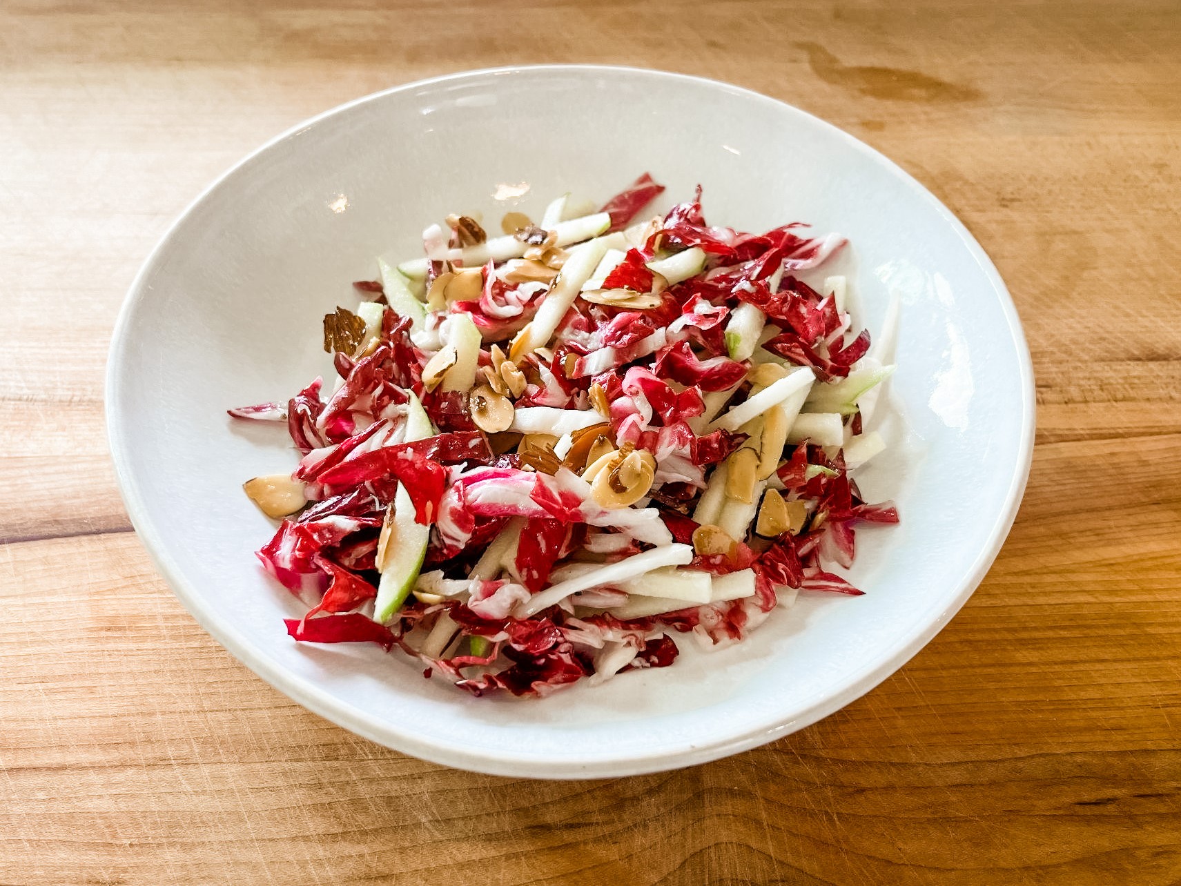 radicchio and apple salad